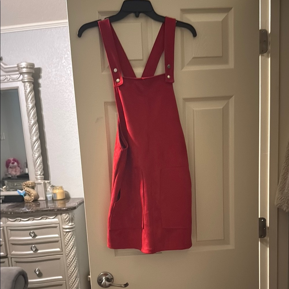 Forever 21 Red Sleeveless Mini Dress
